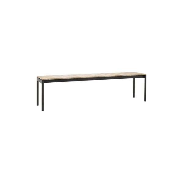 Ville AV28 Outdoor Bench, warm black Ville AV28 Outdoor Bench, warm black, &Tradition