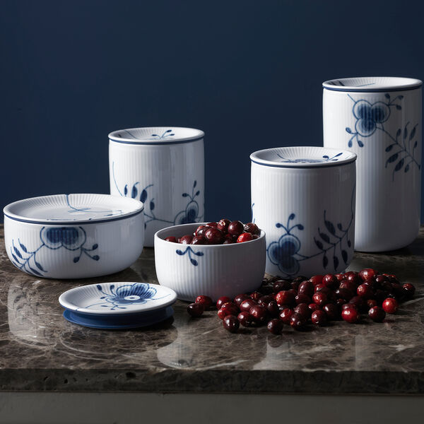 Blue Fluted Mega Storage Jar 80 cl Blue Fluted Mega Storage Jar 80 cl, Royal Copenhagen