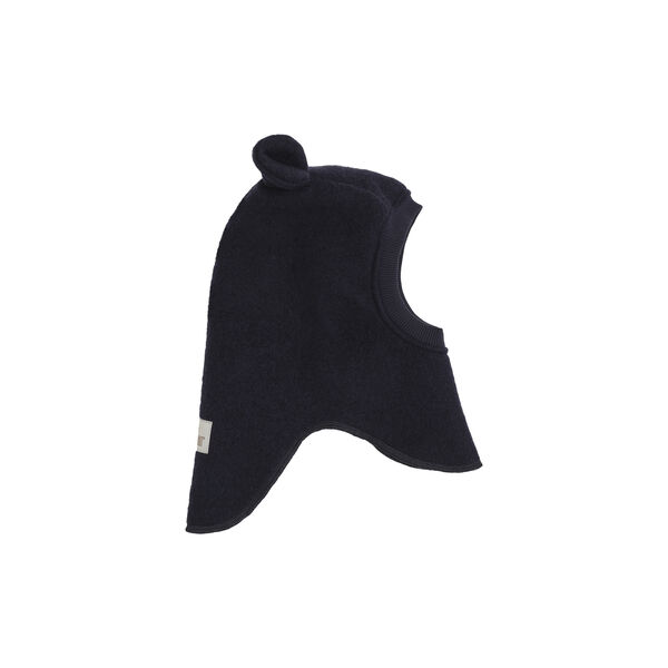 Balaclava Ears Wool , dark navy, HUTTEliHUT