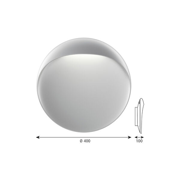 Flindt Wall Lamp L, aluminium Flindt Wall Lamp L, aluminium, Louis Poulsen